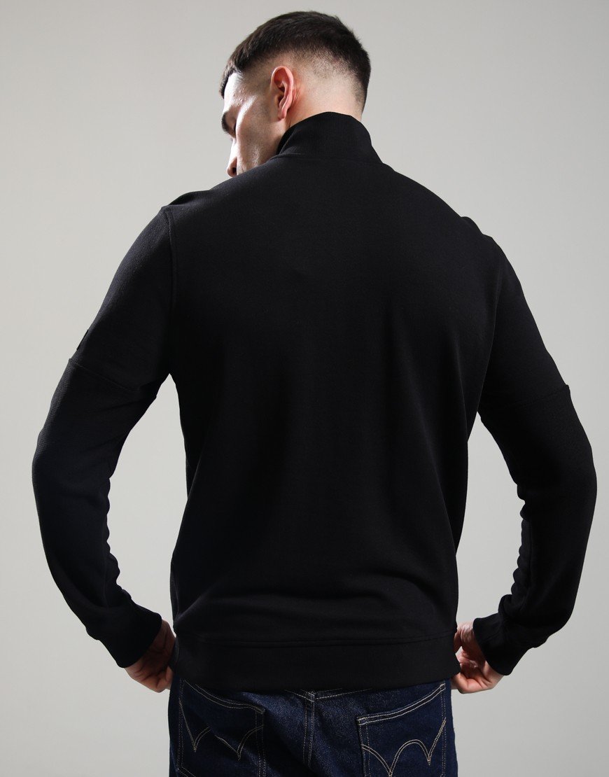 Barbour International Kaspian Half Zip Sweat Black
