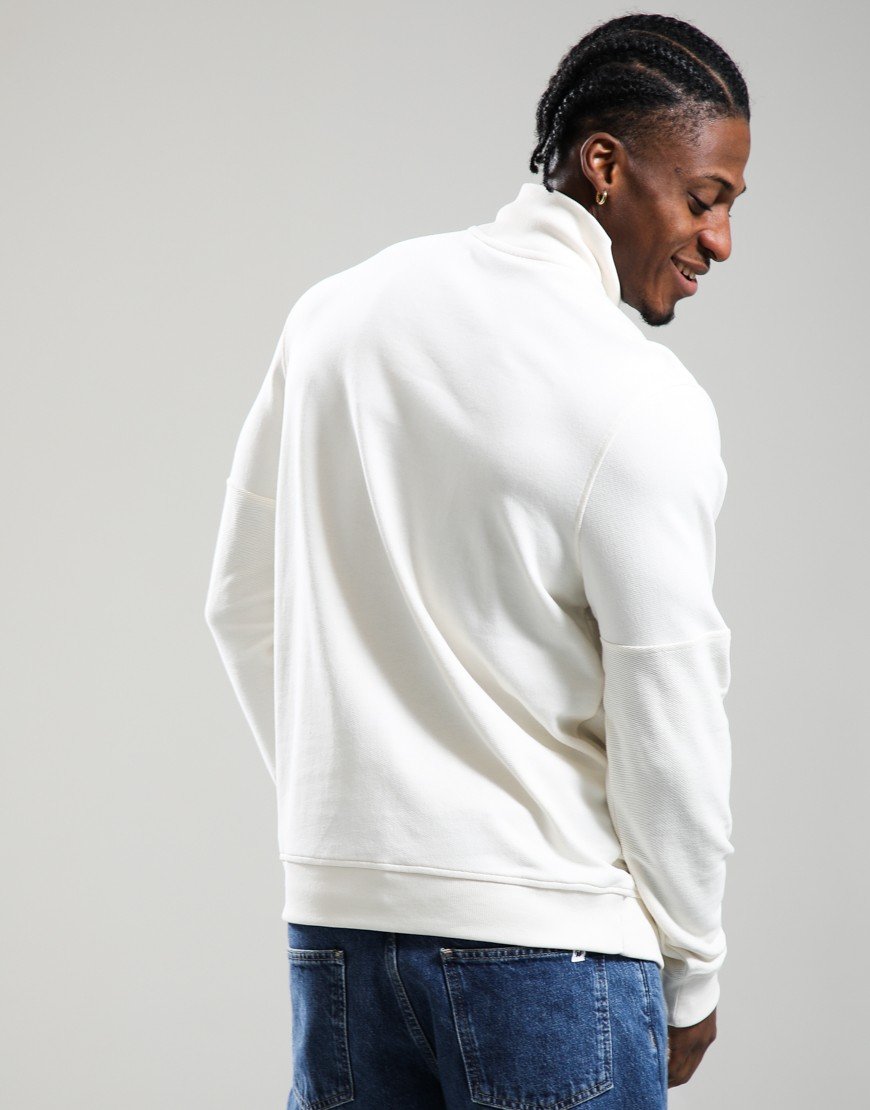 Barbour International Kaspian Half Zip Sweat Whisper White