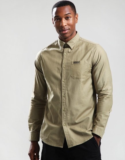 Barbour International Kinetic Shirt Bleached Olive