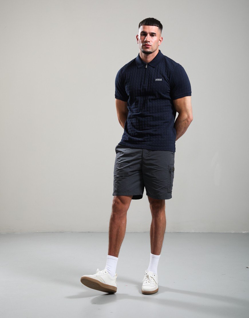 Barbour International Langston Polo Shirt Navy