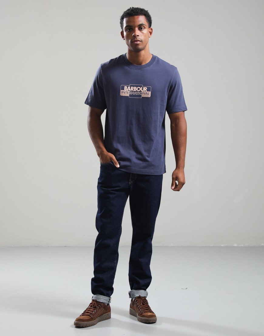Barbour International Leighton T-Shirt Oxford Navy
