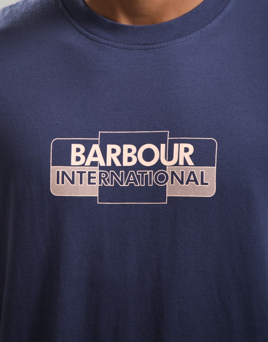 Barbour International Leighton T-Shirt Oxford Navy