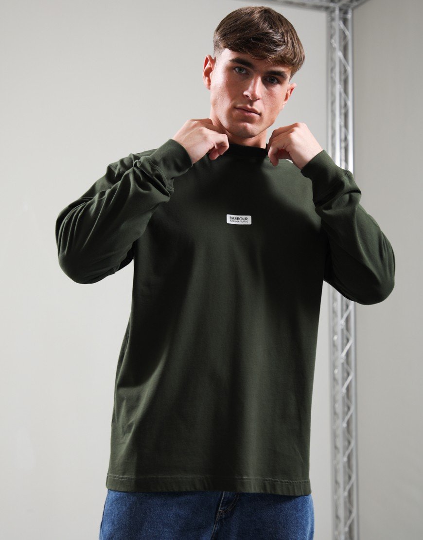 Barbour International Lever Long Sleeve T-Shirt Sage