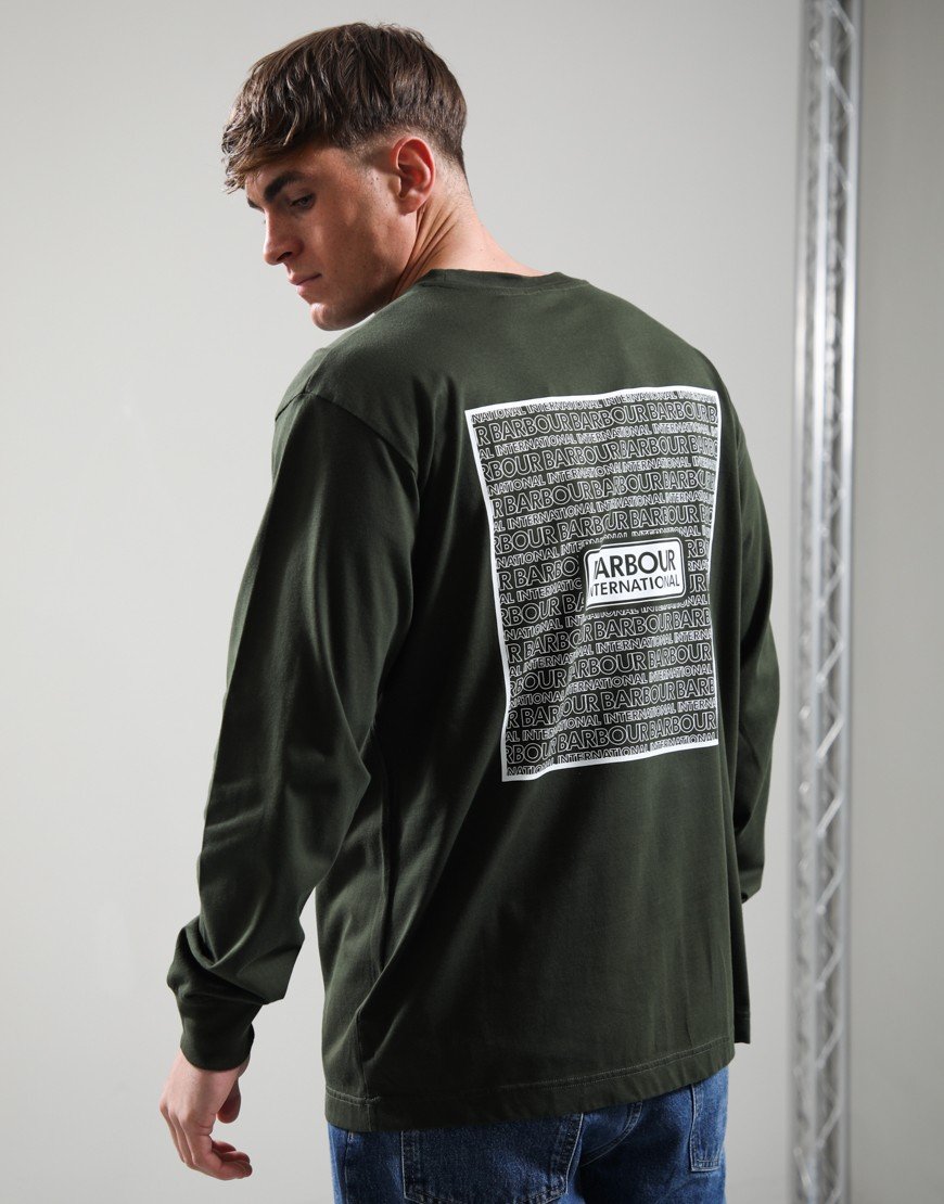 Barbour International Lever Long Sleeve T-Shirt Sage