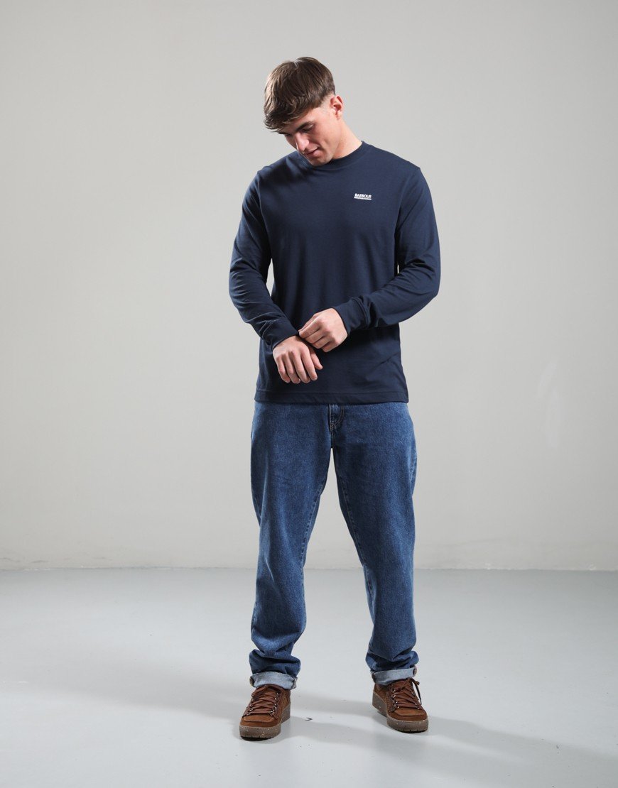 Barbour International Louis Long Sleeve T-Shirt Navy