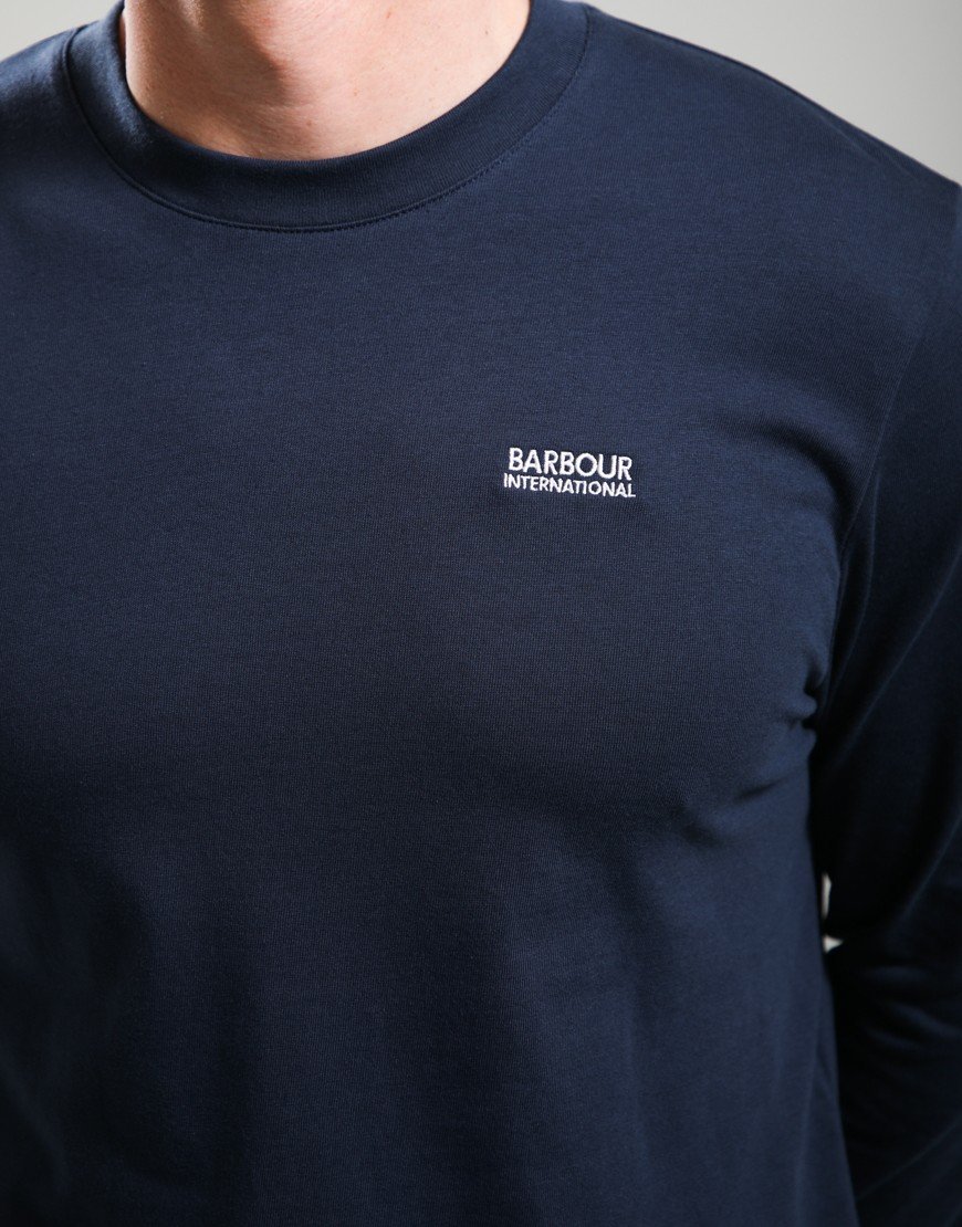 Barbour International Louis Long Sleeve T-Shirt Navy