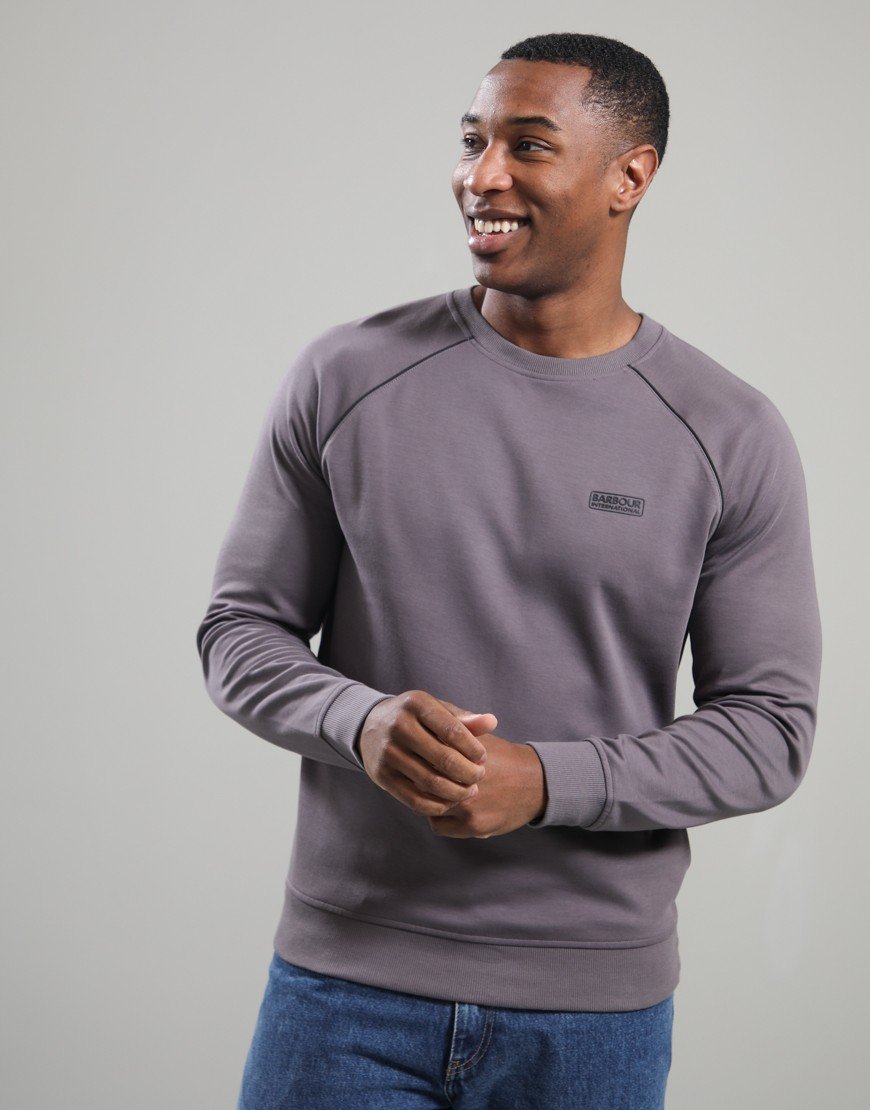 Barbour International Markford Crew Sweatshirt Aluminium