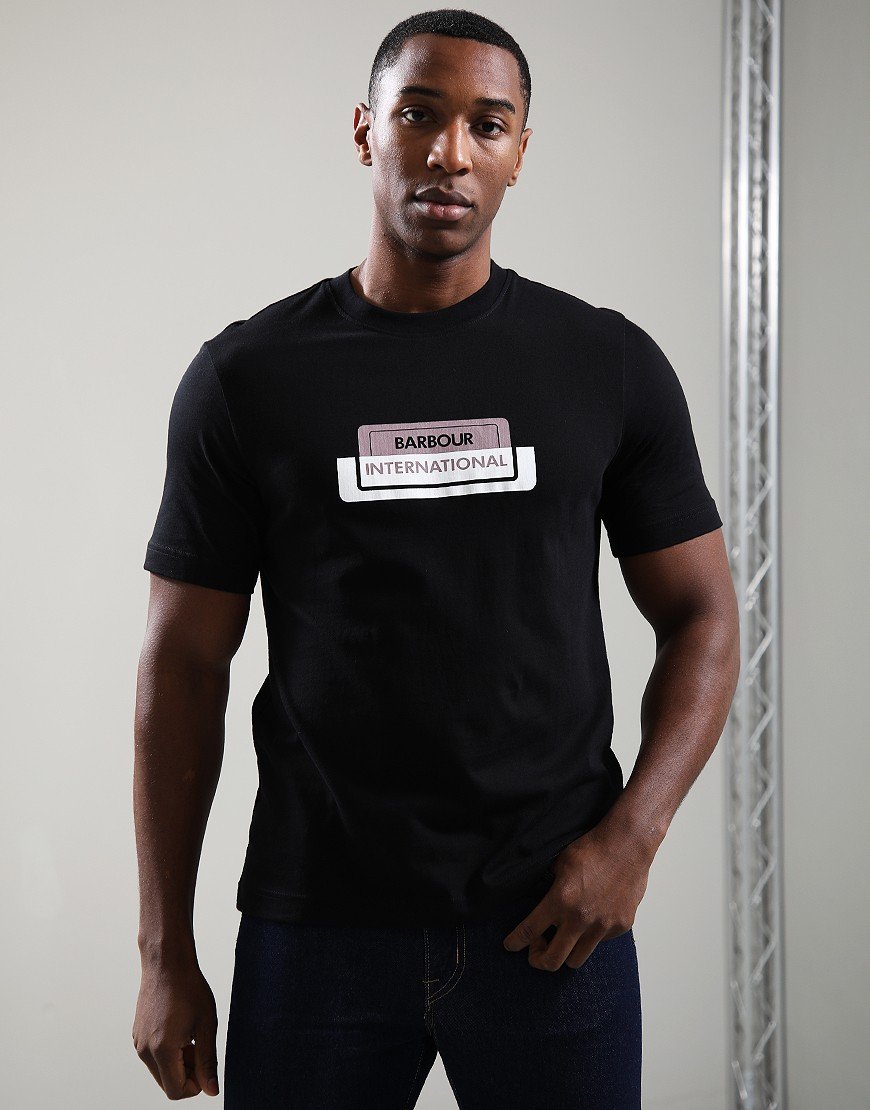 Barbour International Optic T-shirt Black