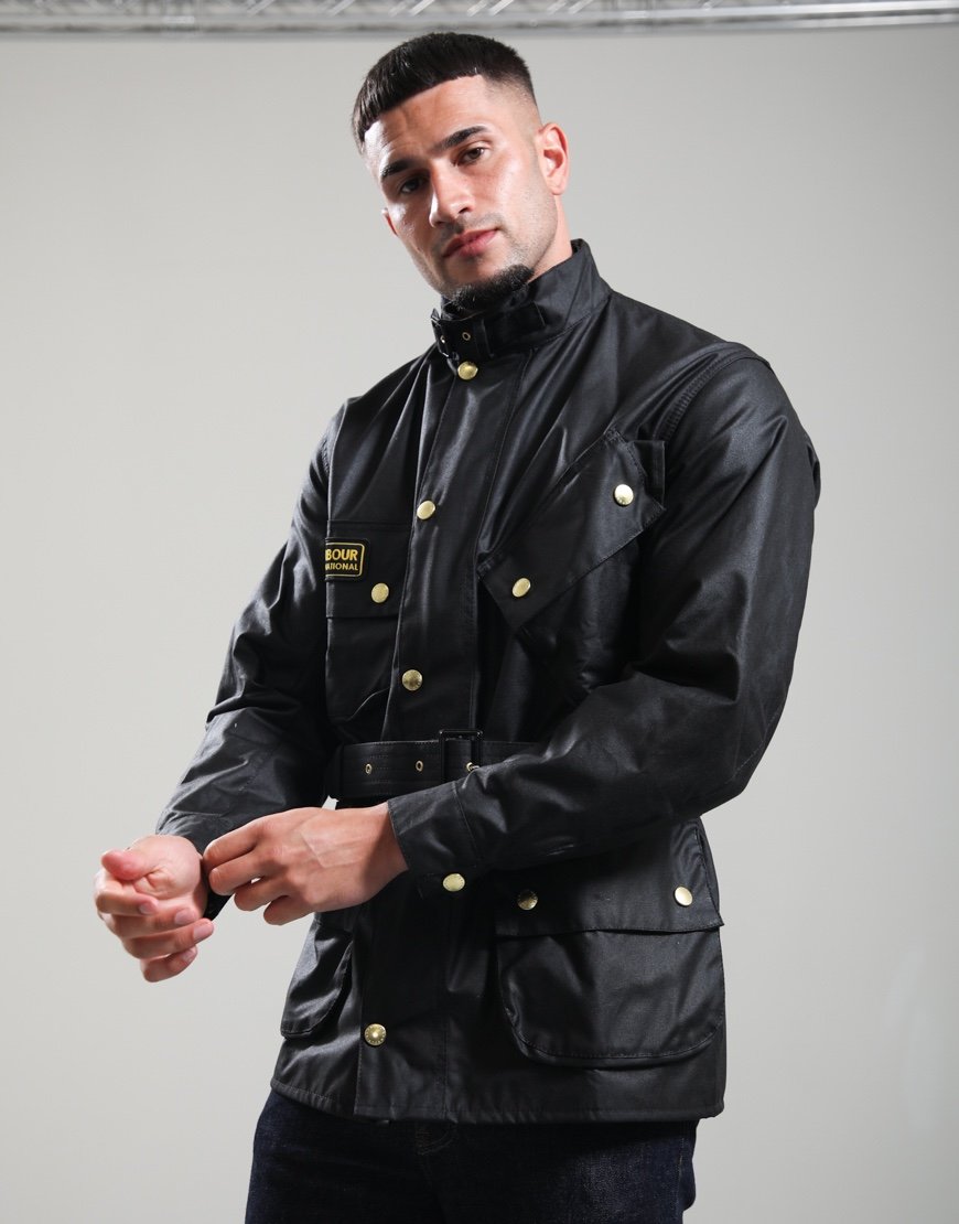 Barbour International Original Wax  Jacket Black