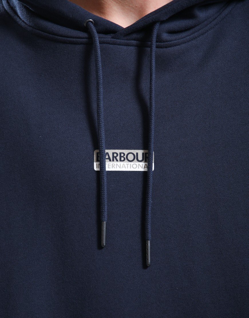 Barbour International Wendell Oversized Hoodie Navy