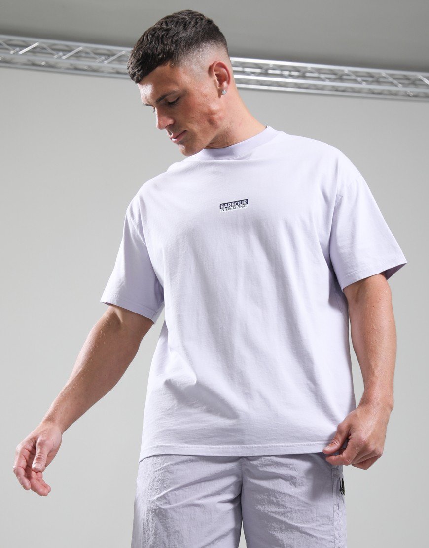 Barbour International Wendell Oversized T-Shirt Thistle