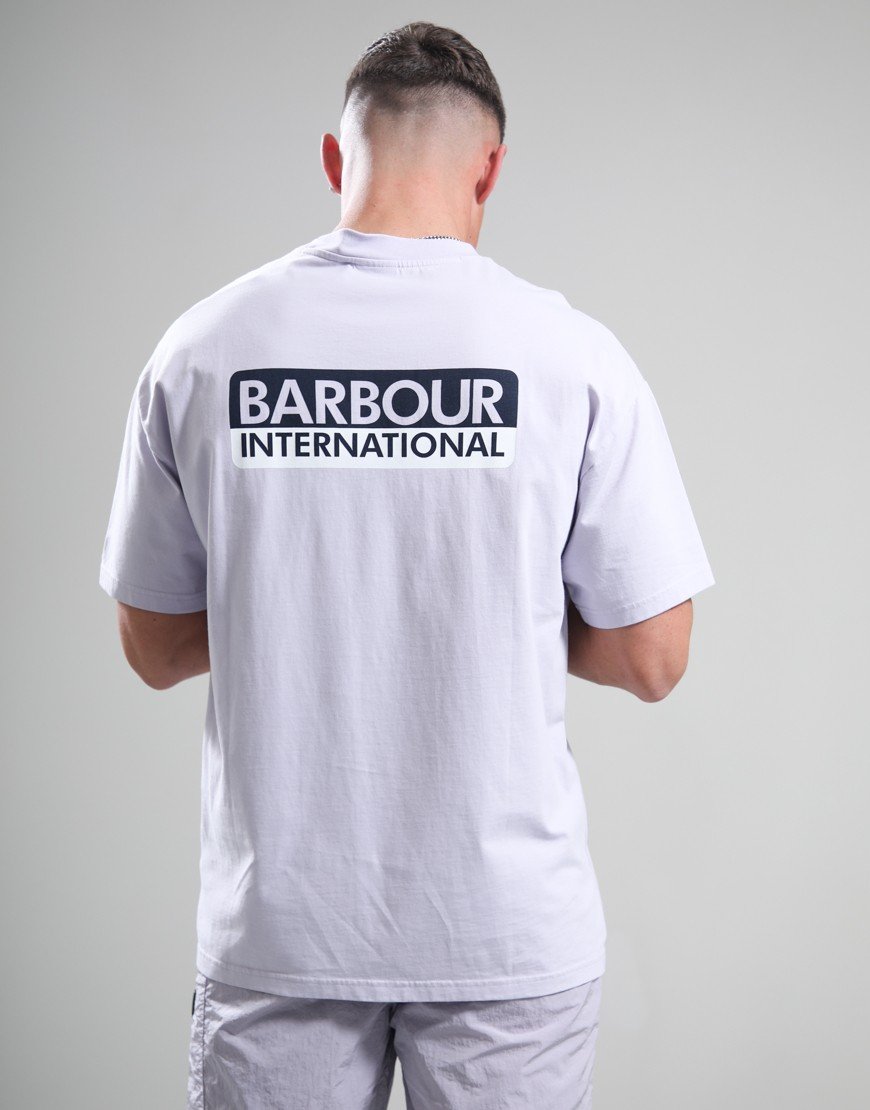 Barbour International Wendell Oversized T-Shirt Thistle