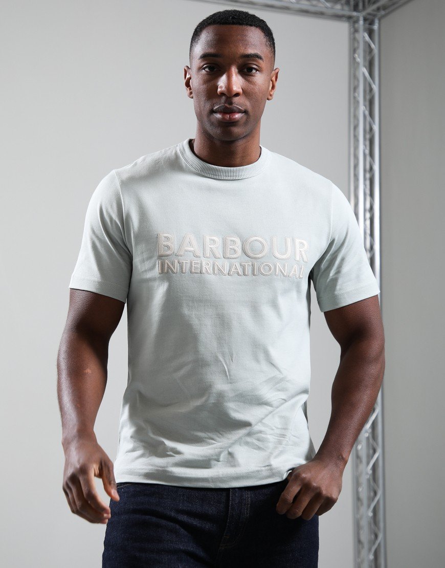 Barbour International Otis Graphic T-Shirt Mineral Grey