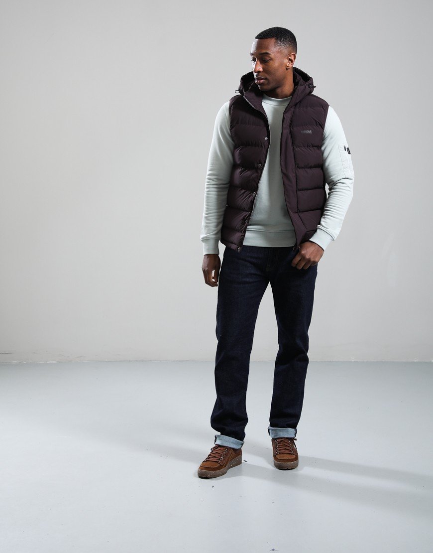 Barbour International Padley Gilet Java Red
