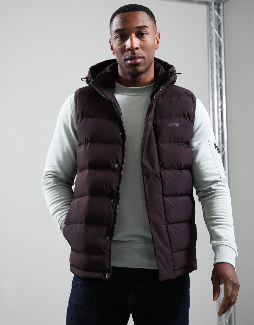 Barbour International Padley Gilet Java Red