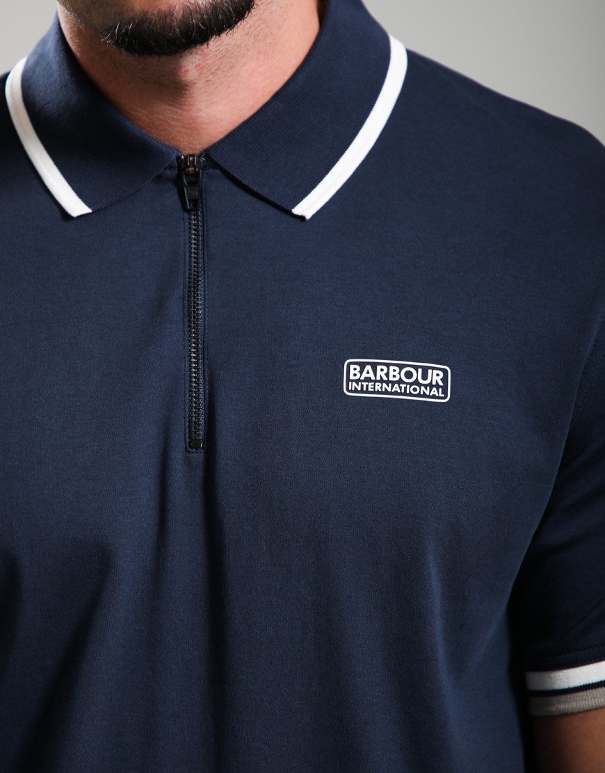 Barbour International Panter Polo Shirt Navy