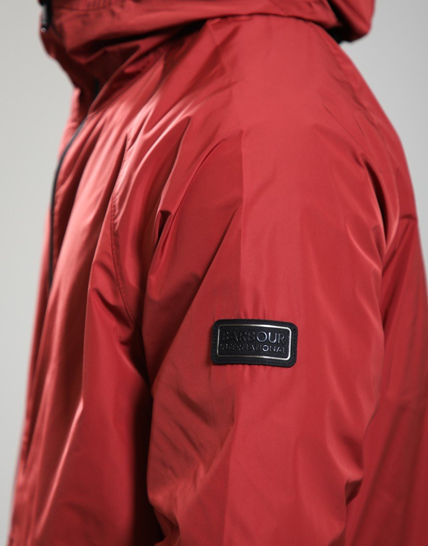Barbour International Peckett Showerproof Jacket Burnt Henna