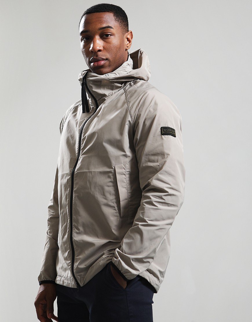 Barbour International Porter Showerproof Jacket Concrete