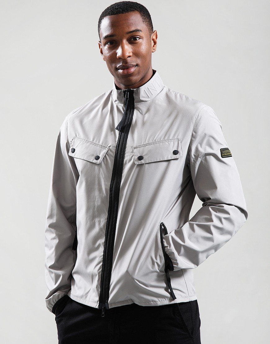 Barbour International Re-Duke Showerproof Jacket Concrete