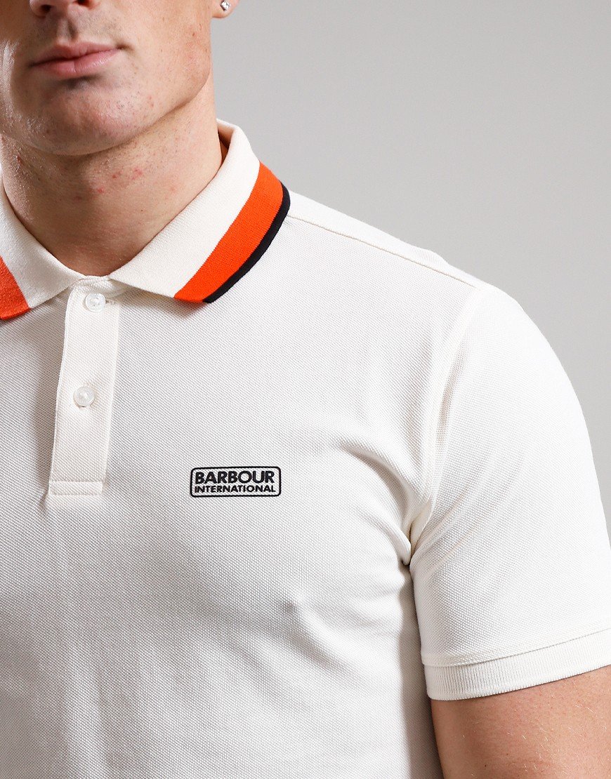 Barbour International Re-amp Polo Shirt Whisper White