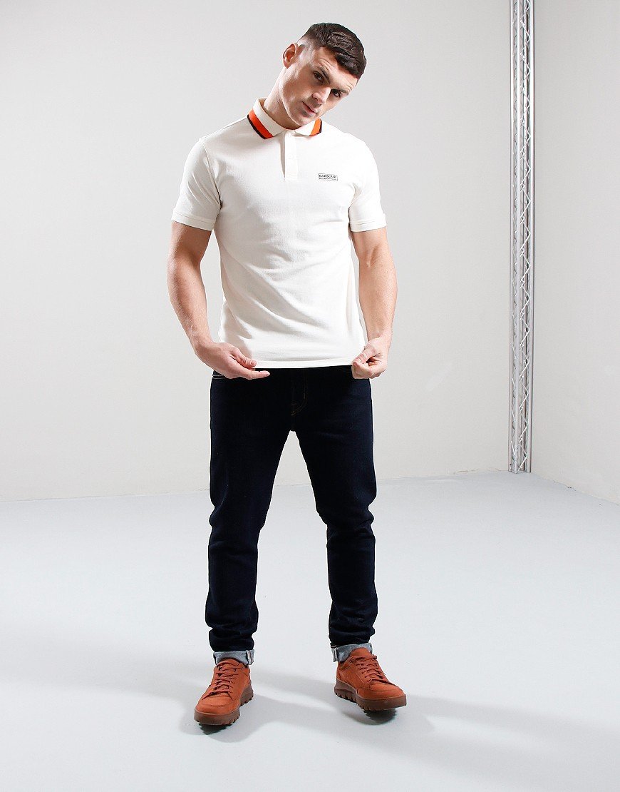 Barbour International Re-amp Polo Shirt Whisper White
