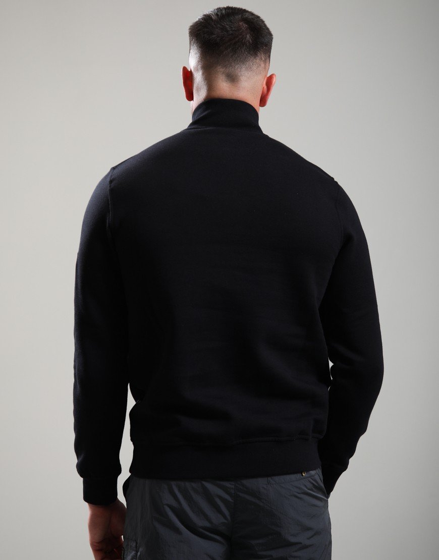 Barbour International Rufforth Half Zip Sweat Black