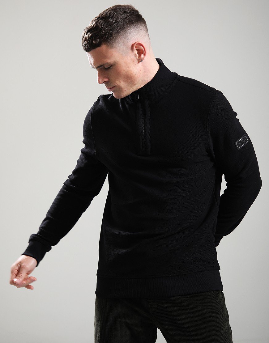 Barbour International Samuel Funnel Sweat Black