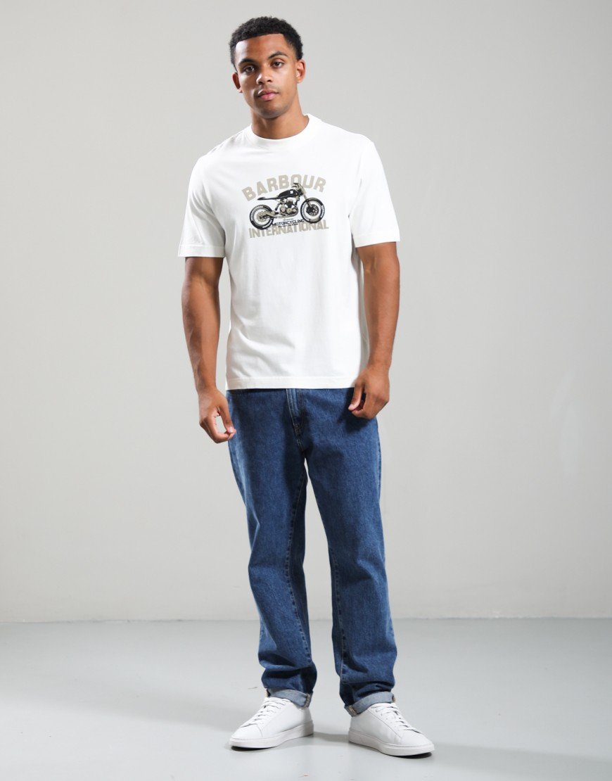 Barbour International Shifter T-Shirt Whisper White