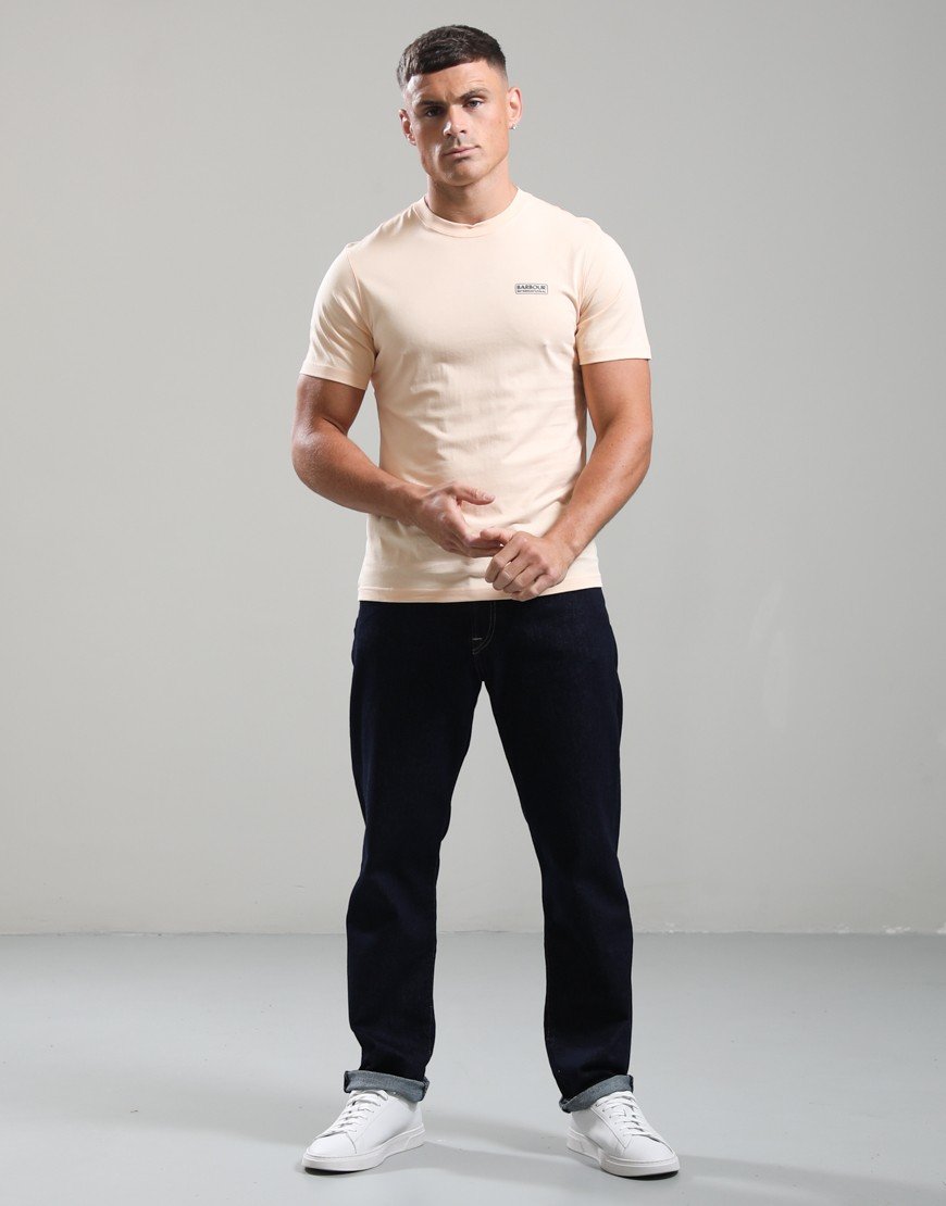 Barbour International Small Logo T-Shirt Bleached Apricot