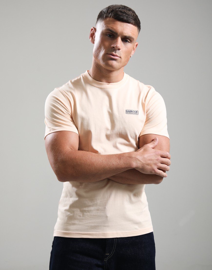 Barbour International Small Logo T-Shirt Bleached Apricot