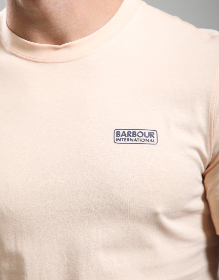 Barbour International Small Logo T-Shirt Bleached Apricot