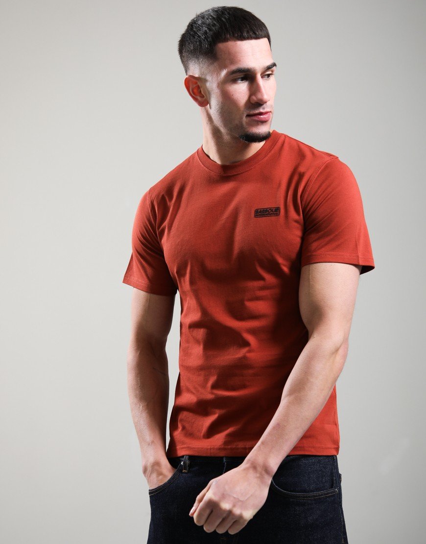 Barbour International Small Logo T-Shirt Burnt Henna