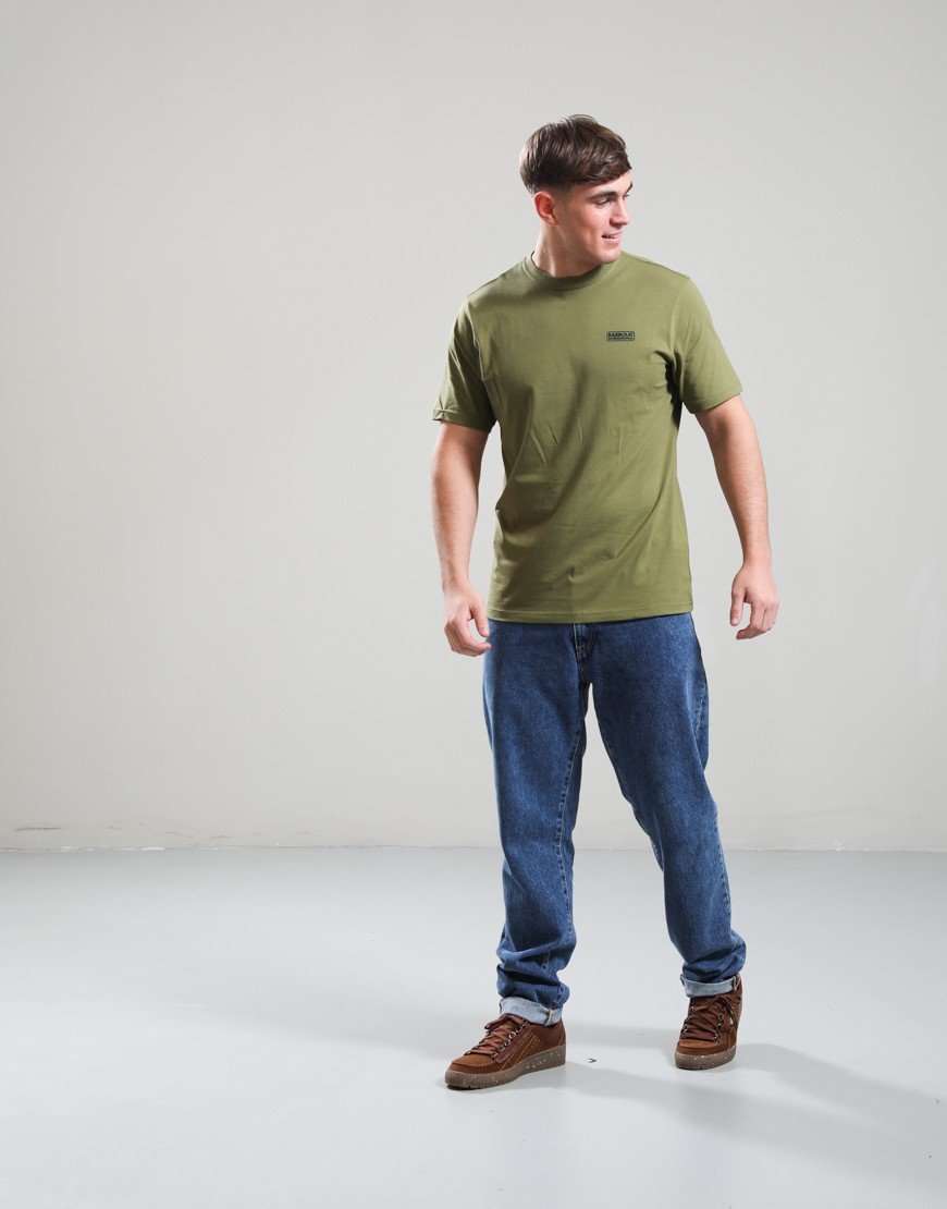 Barbour International Small Logo T-Shirt Cable Olive