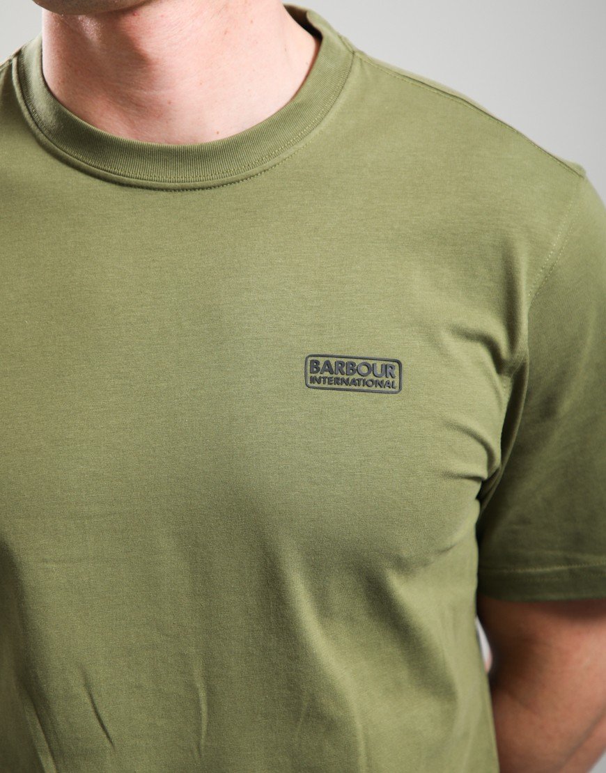 Barbour International Small Logo T-Shirt Cable Olive