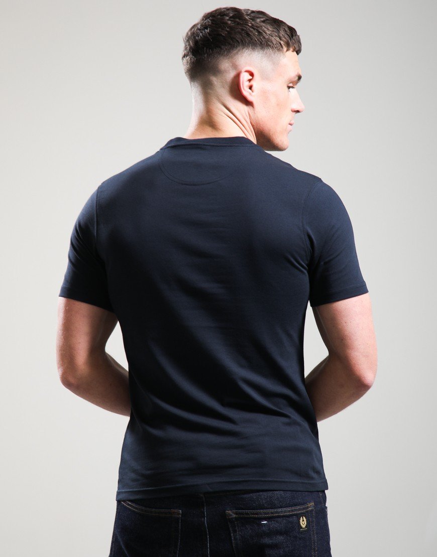 Barbour International Small Logo T-Shirt International Navy