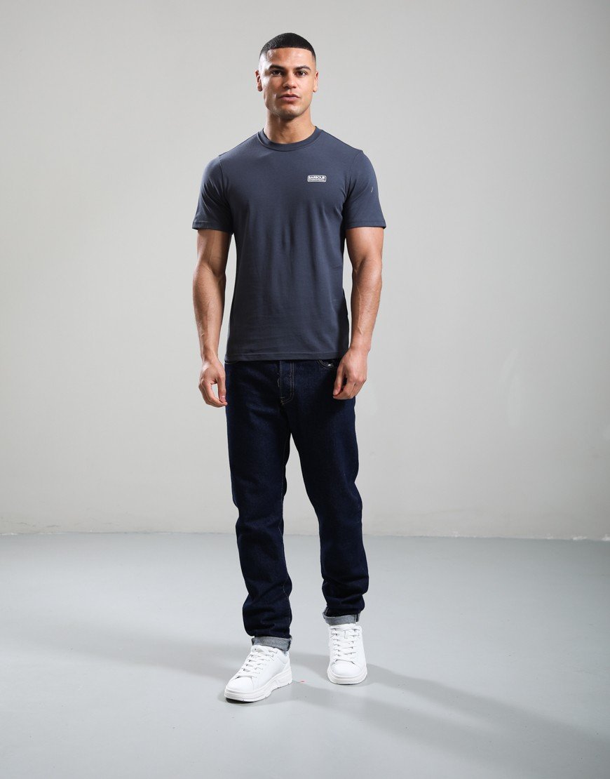 Barbour International Small Logo T-Shirt Storm Grey