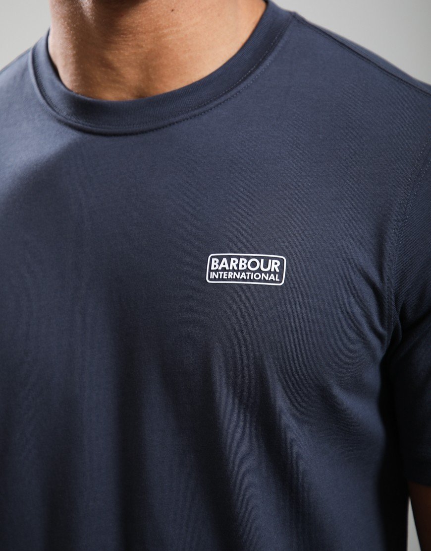 Barbour International Small Logo T-Shirt Storm Grey