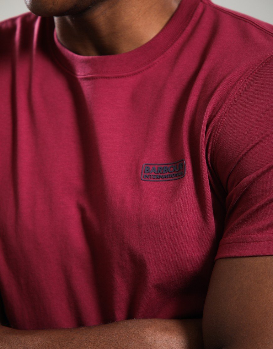 Barbour International Small Logo T-Shirt Antique Red