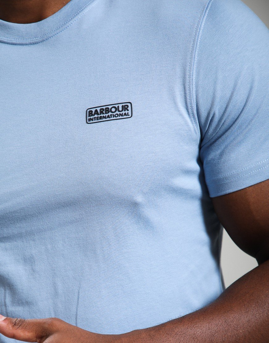 Barbour International Small Logo T-Shirt Powder Blue