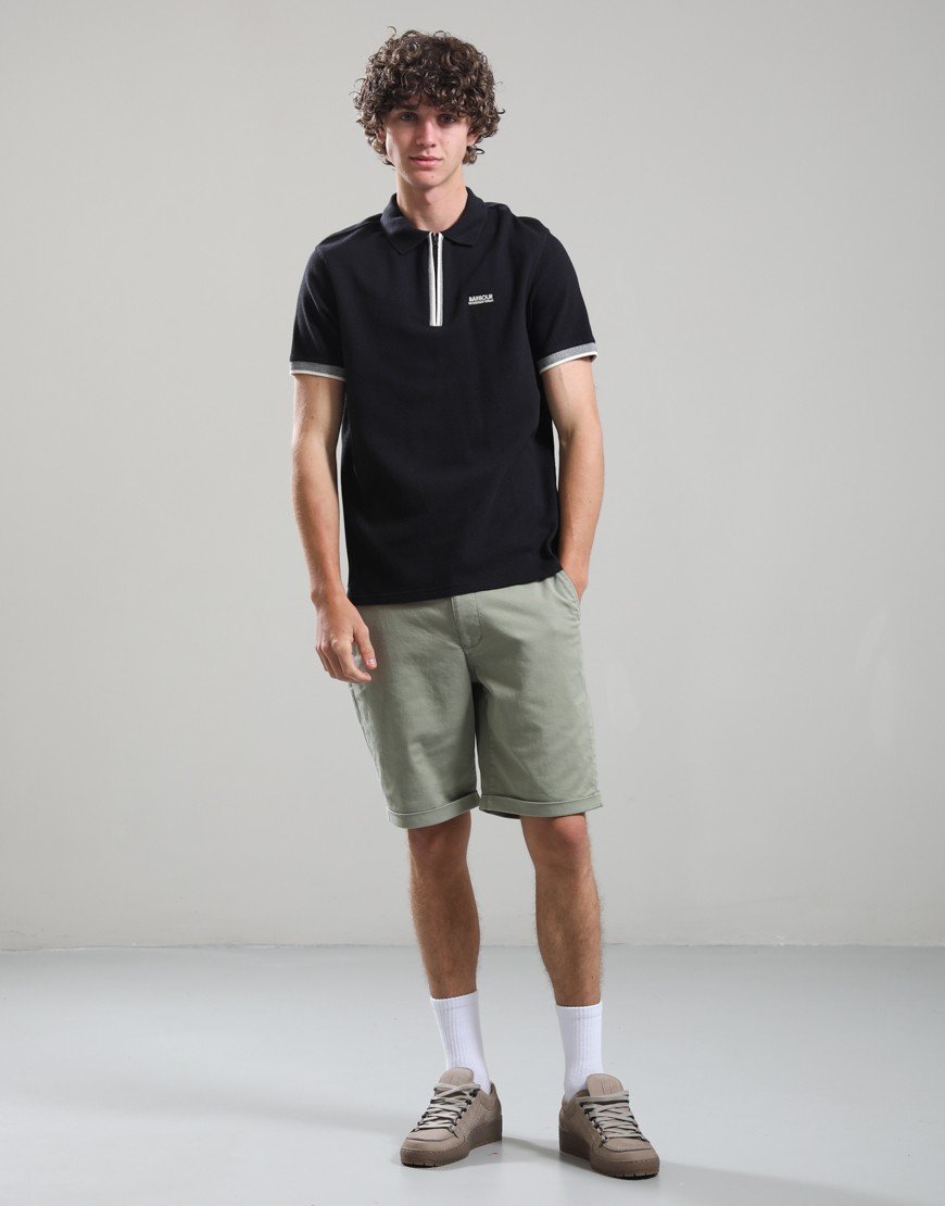 Barbour International Swinford Polo Shirt Black