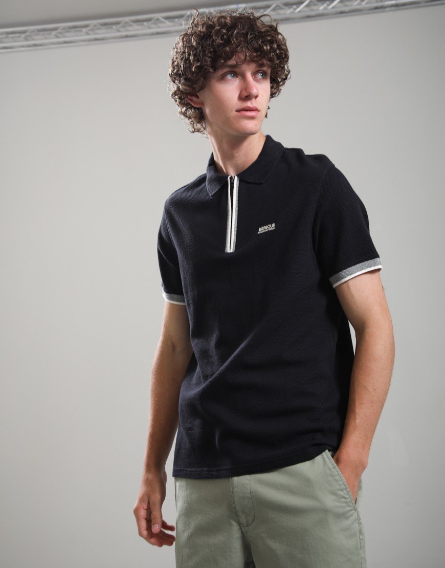 Barbour International Swinford Polo Shirt Black