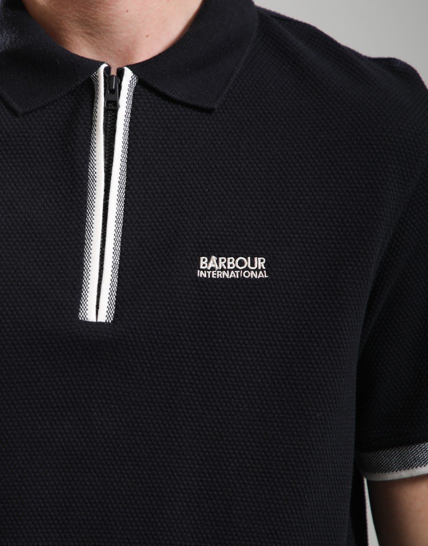 Barbour International Swinford Polo Shirt Black