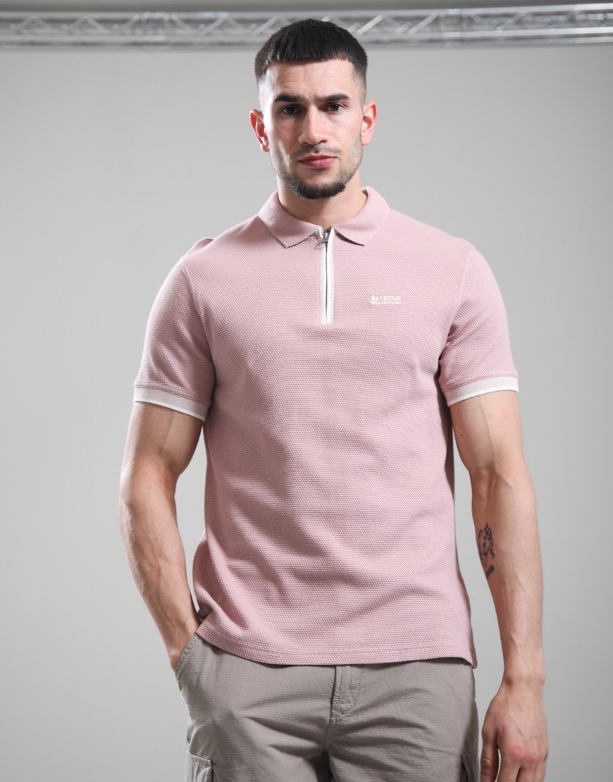Barbour International Swinford Polo Shirt Woodrose