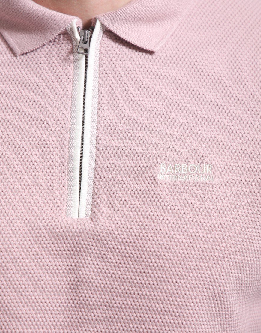 Barbour International Swinford Polo Shirt Woodrose