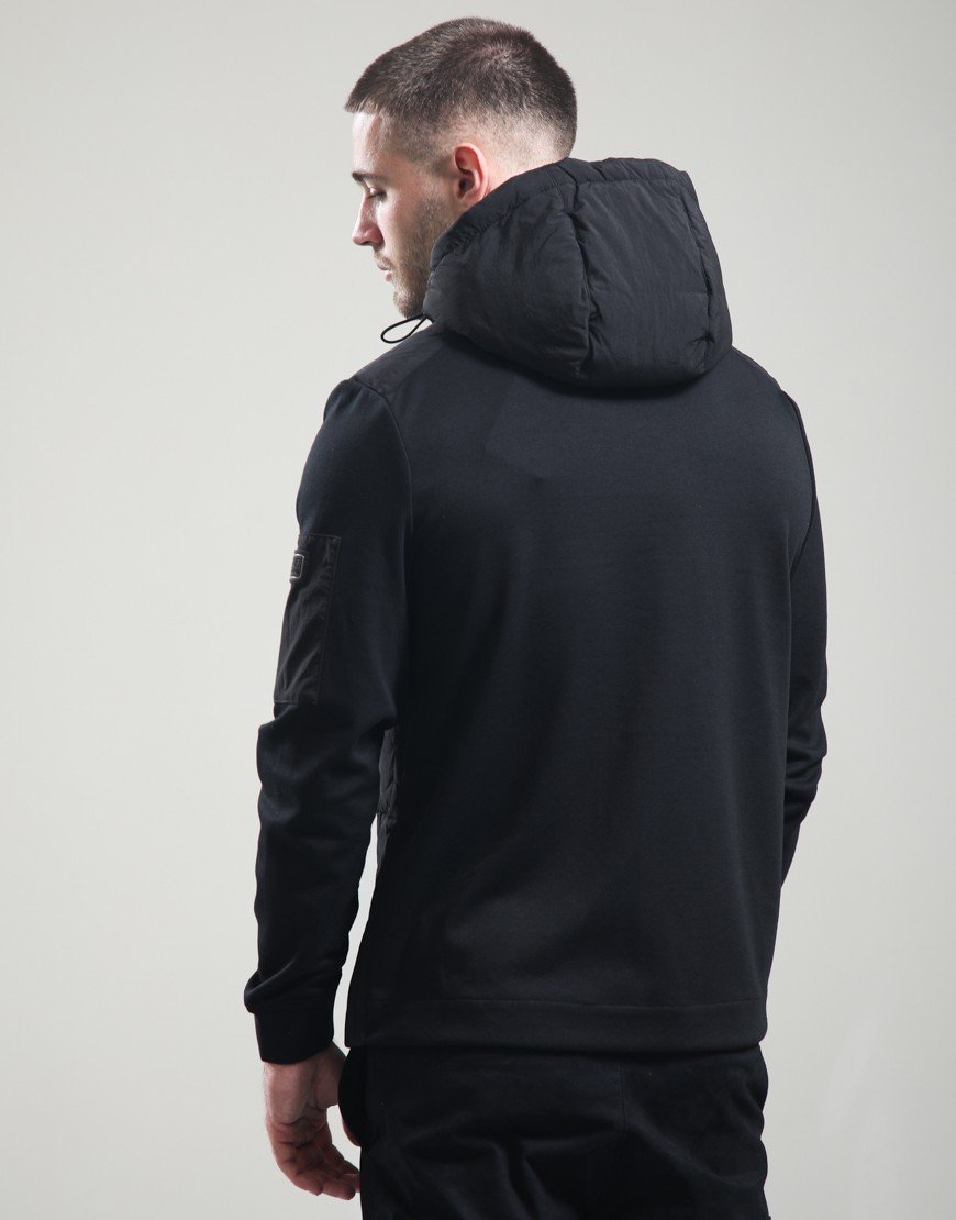 Barbour International Tanfield Quilted Sweat Black
