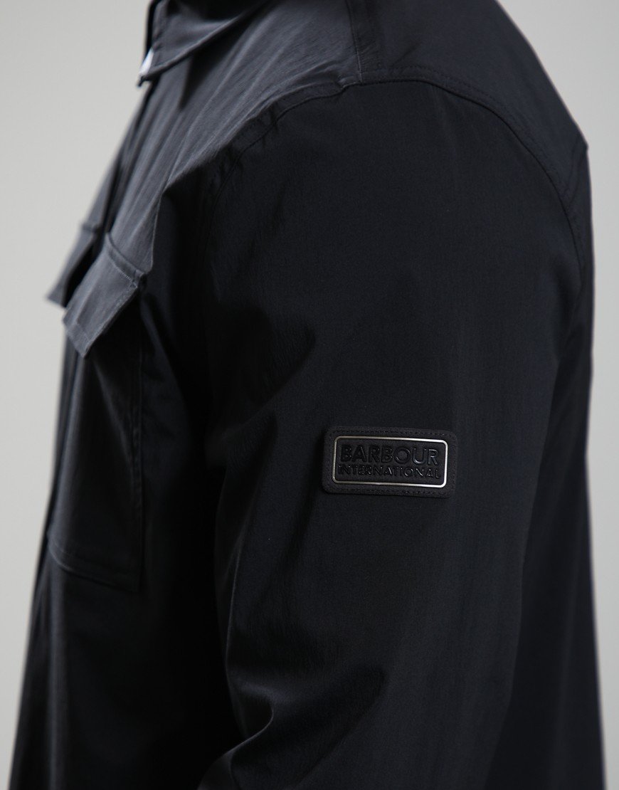 Barbour International Tucson Overshirt Black