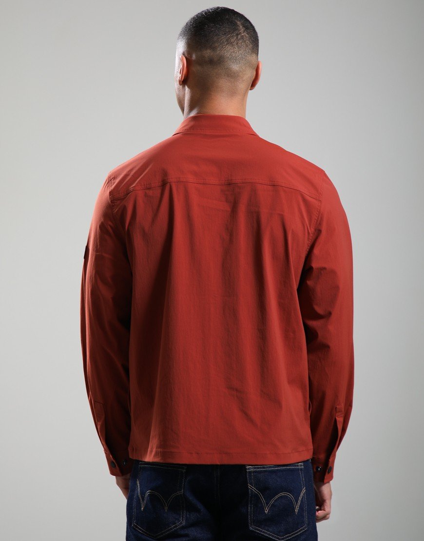 Barbour International Tucson Overshirt Burnt Henna