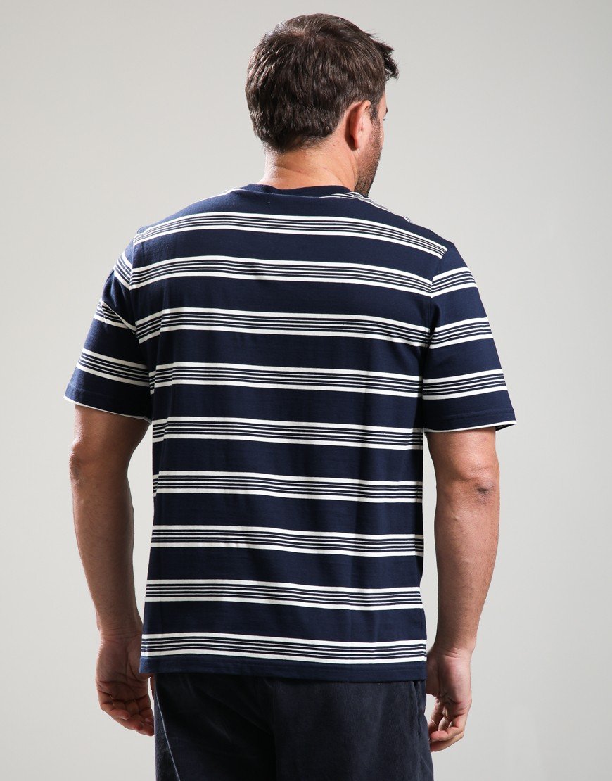 Barbour International Upham Stripe T-Shirt Navy