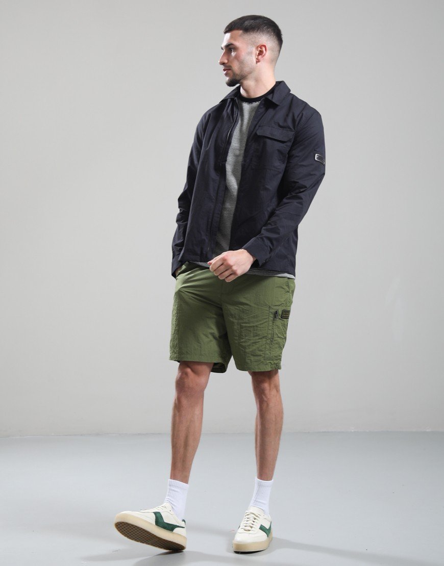 Barbour International Warren Overshirt Black