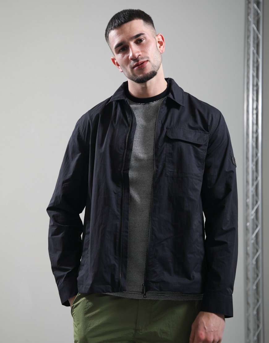 Barbour International Warren Overshirt Black
